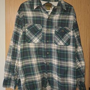 Vintage Country Touch Plaid Button Down Shirt